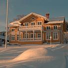 Svaninge Herrgård im Winterlicht